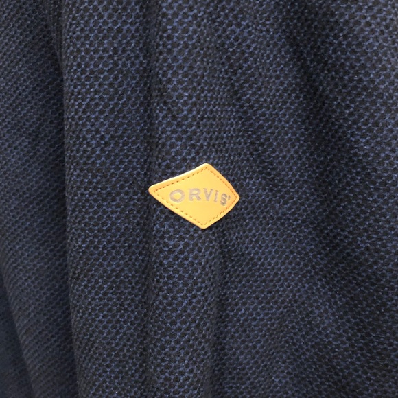 Men’s Orvis Fleece Lined Quarter Zip Pullover - Picture 4 of 4